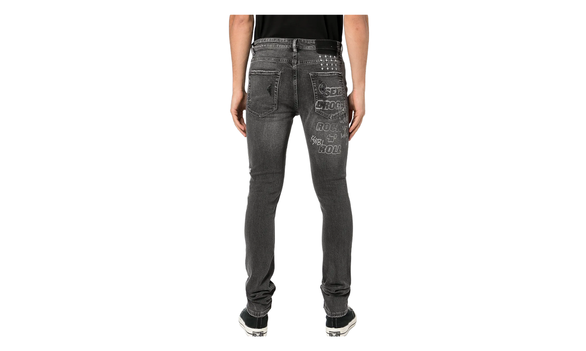 Van Winkle Angst Trashed Jeans "Black Stonewash" 5000007243 001