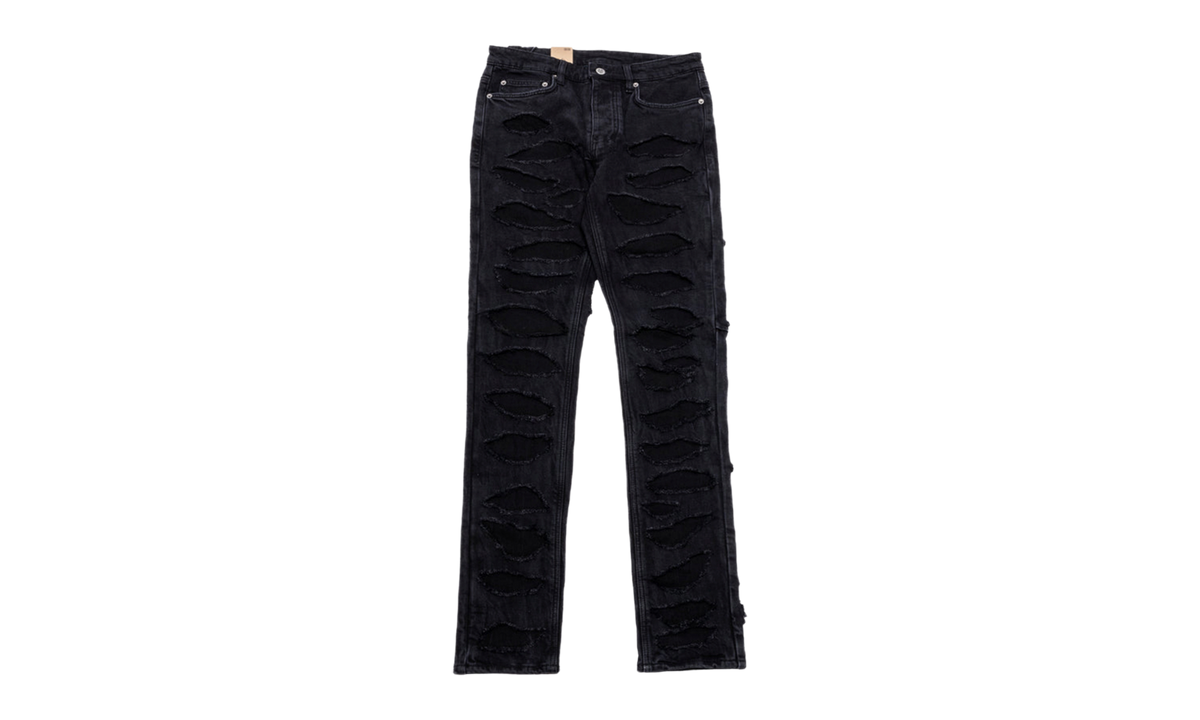 KSUBI Trippie Redd Chitch Shredded Jeans "Black" CNT4QG7A