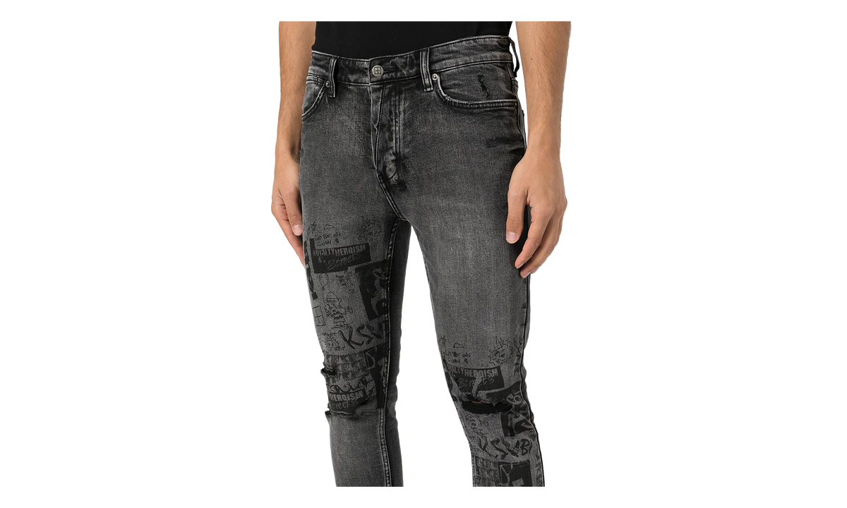 Van Winkle Mash Up Jeans "Black" MPF22DJ039
