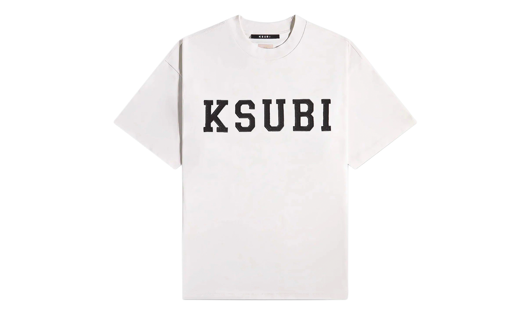 Ksubi Touchdown Ekcess SS Tee "Vintage White" MPS26TE025