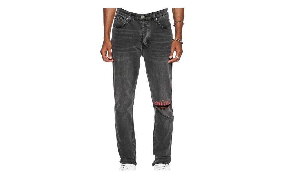 Chitch Angst Sabbath Jeans "Stone Washed Black" MFA24DJ042