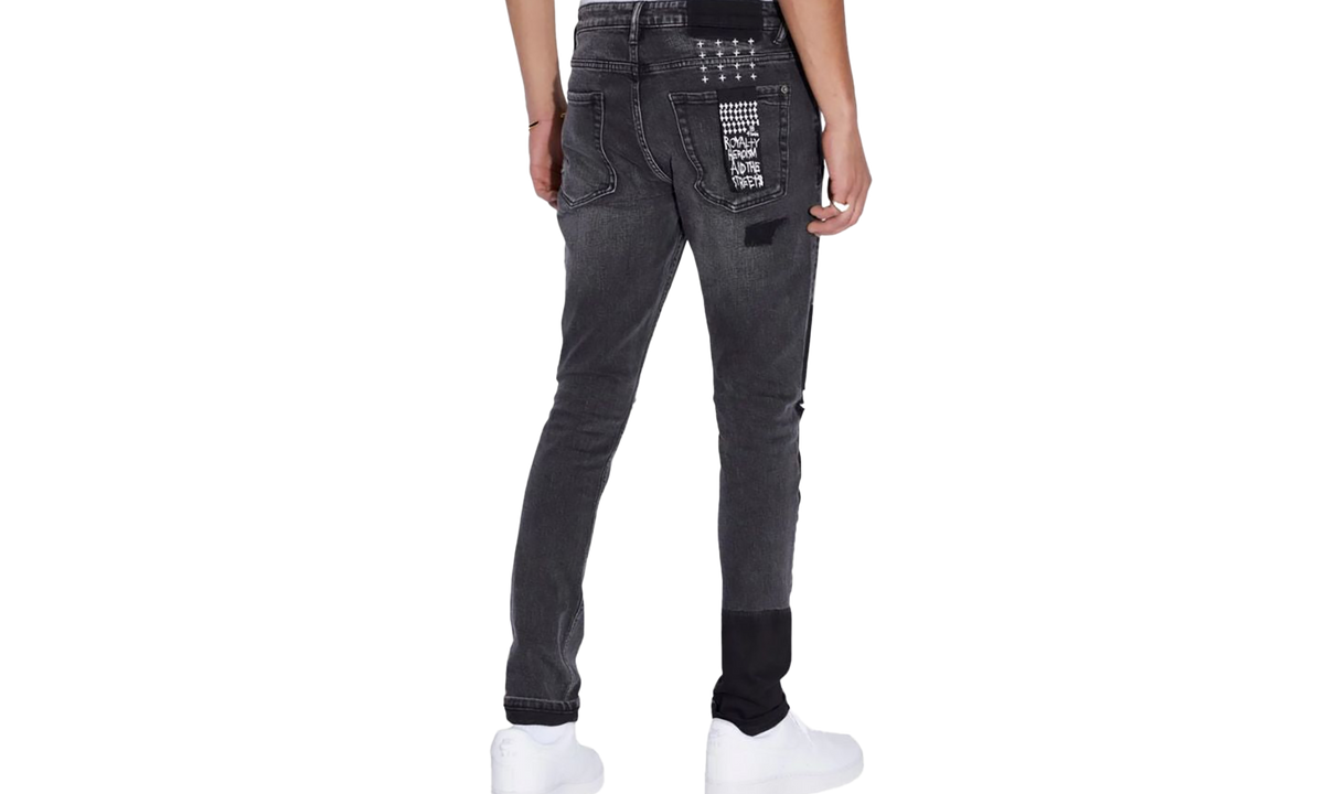 Van Winkle Chop Up Jean Mens Style "Black" MFA22DJ030 001