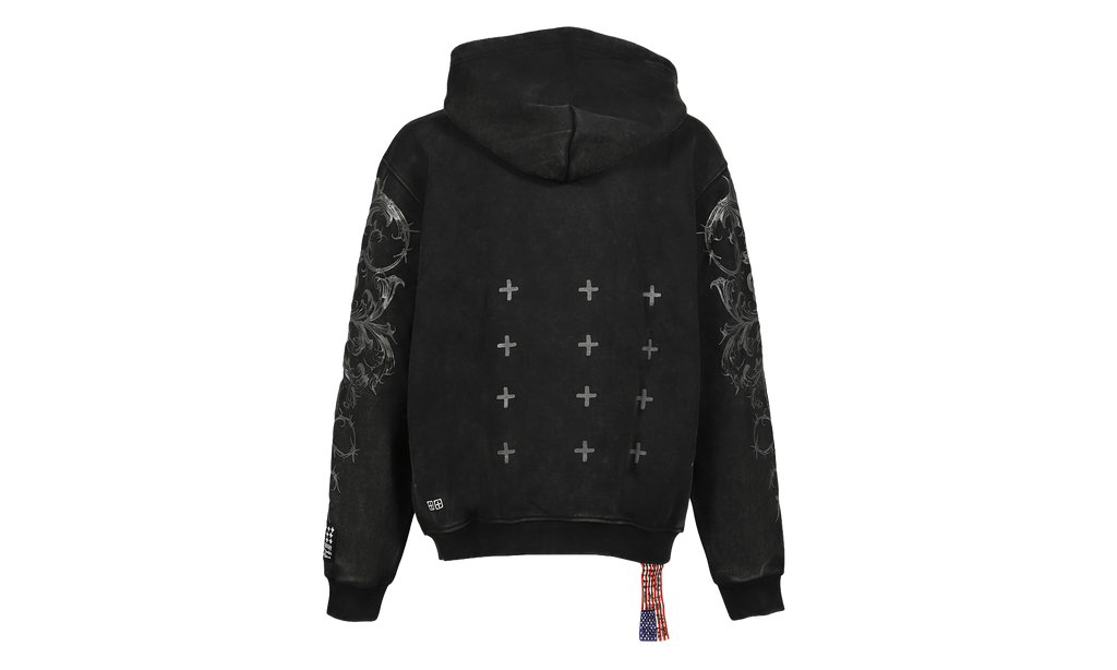 Alice Hollywood Graphic Zip Hoodie "Black" MAH25FL001