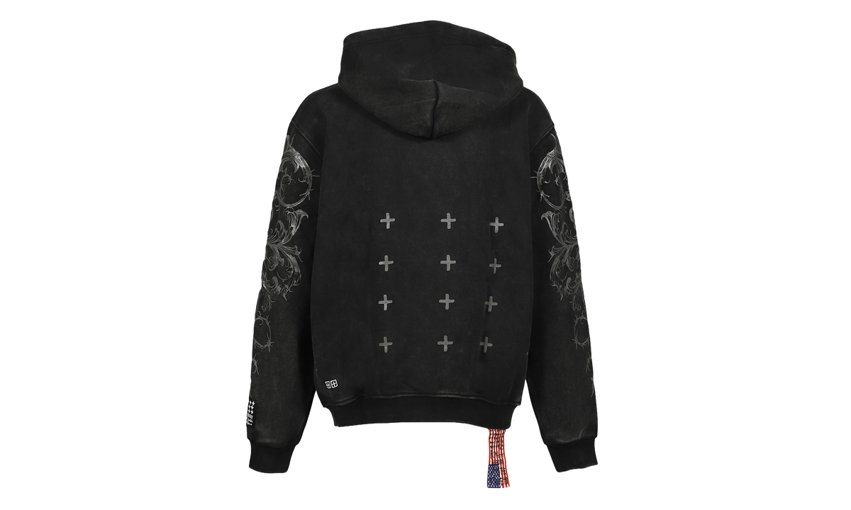 Alice Hollywood Graphic Zip Hoodie "Black" MAH25FL001